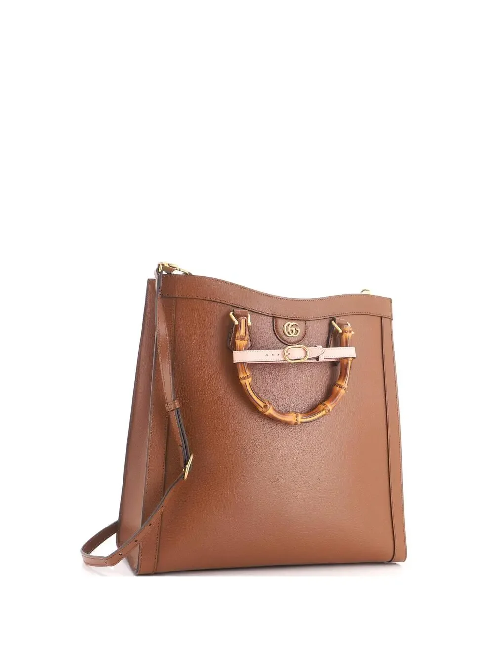 Gucci Diana Nm Bamboo Handle Tote #340834G18B